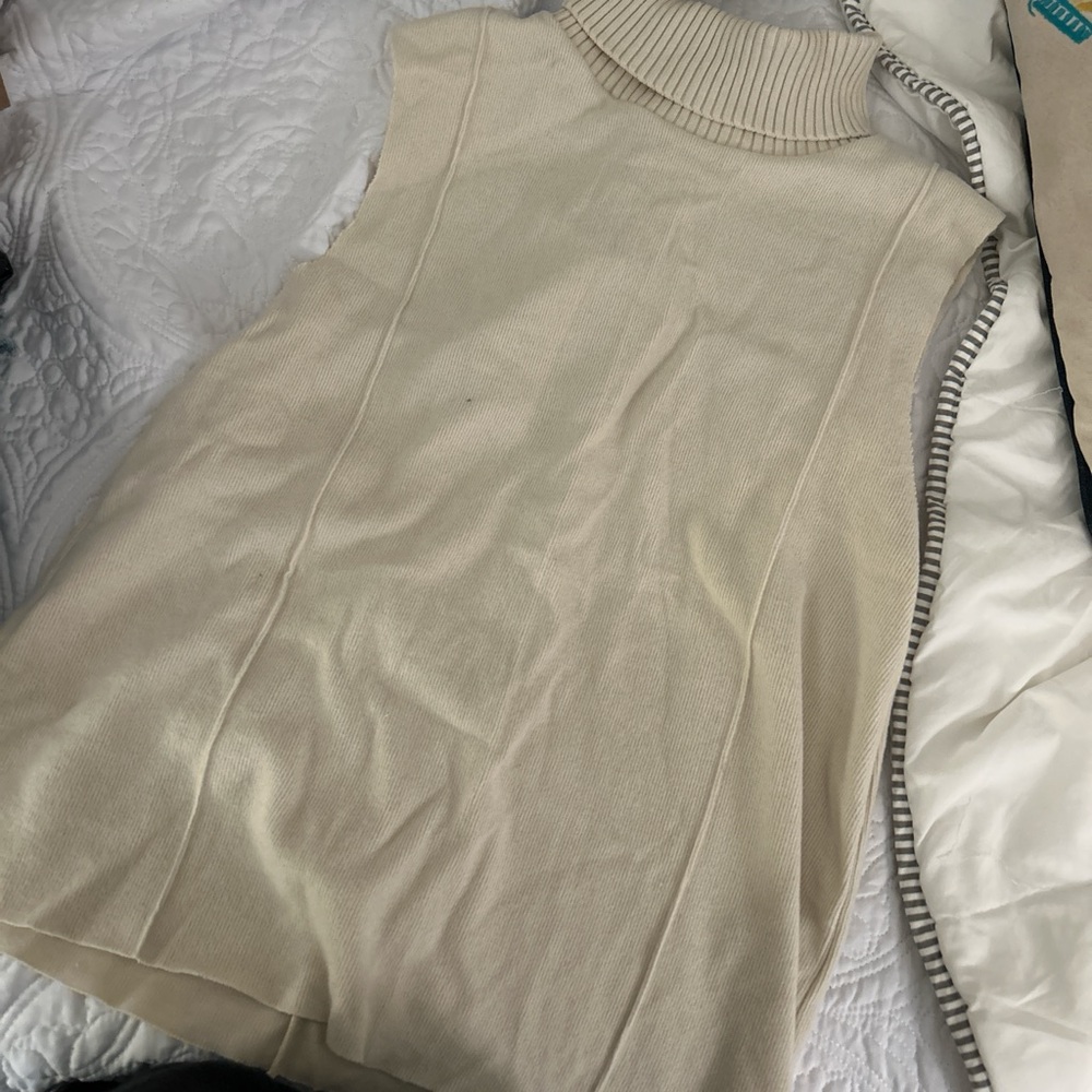 Zara Tank Top Turtle Neck